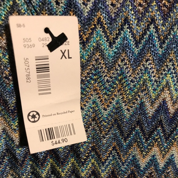 Women’s multicolored blouse top - Picture 3 of 3